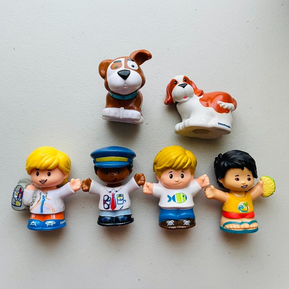 Little People Mattel Figures Assorted Lot of 6 2015-2020